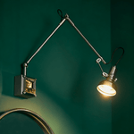 Flex Arm Wall Sconce with Adjustable Metal Shade for Modern Interiors