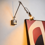 Flex Arm Wall Sconce with Adjustable Metal Shade for Modern Interiors