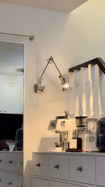 Flex Arm Wall Sconce with Adjustable Metal Shade for Modern Interiors