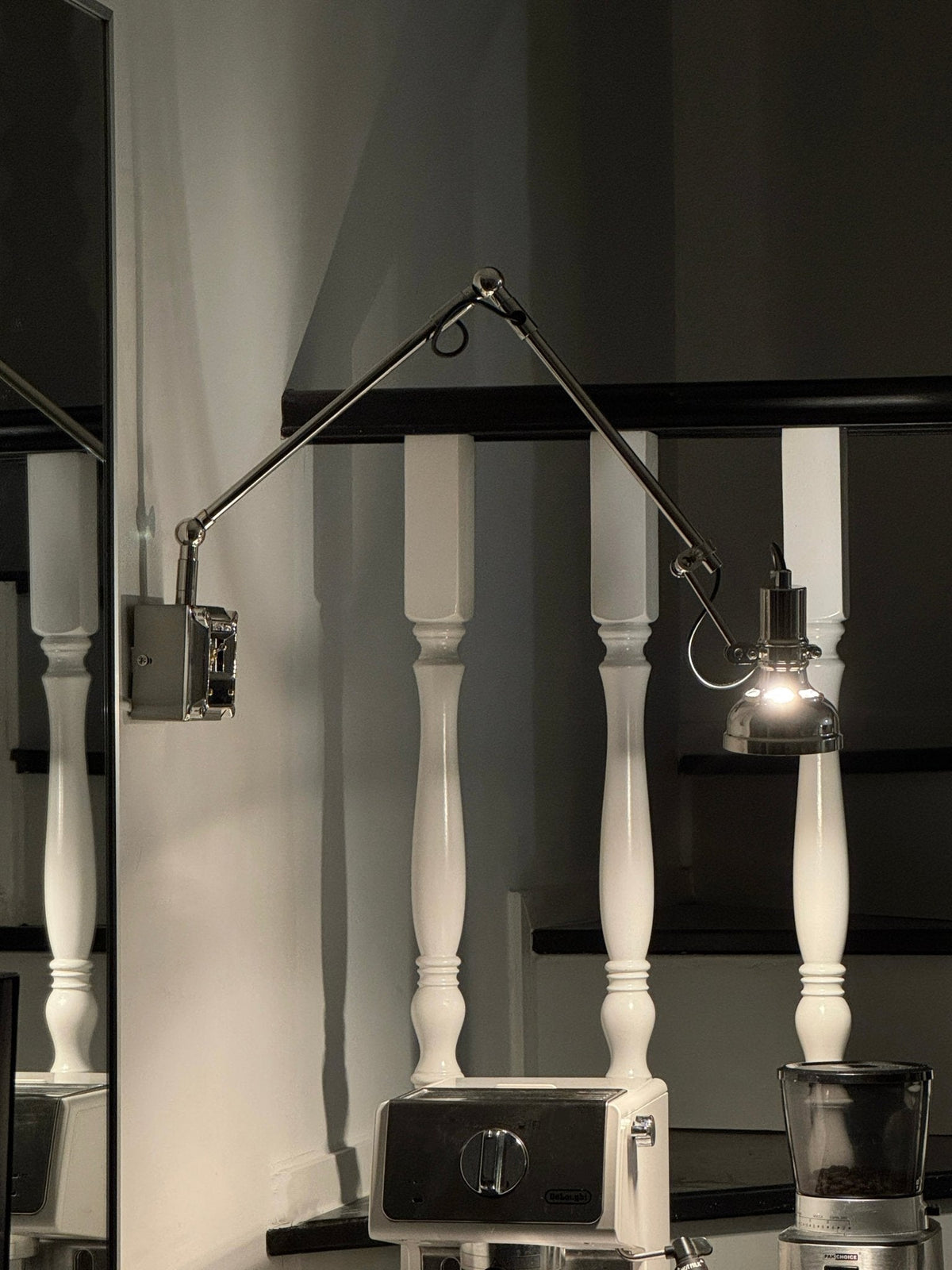 Flex Arm Wall Sconce with Adjustable Metal Shade for Modern Interiors