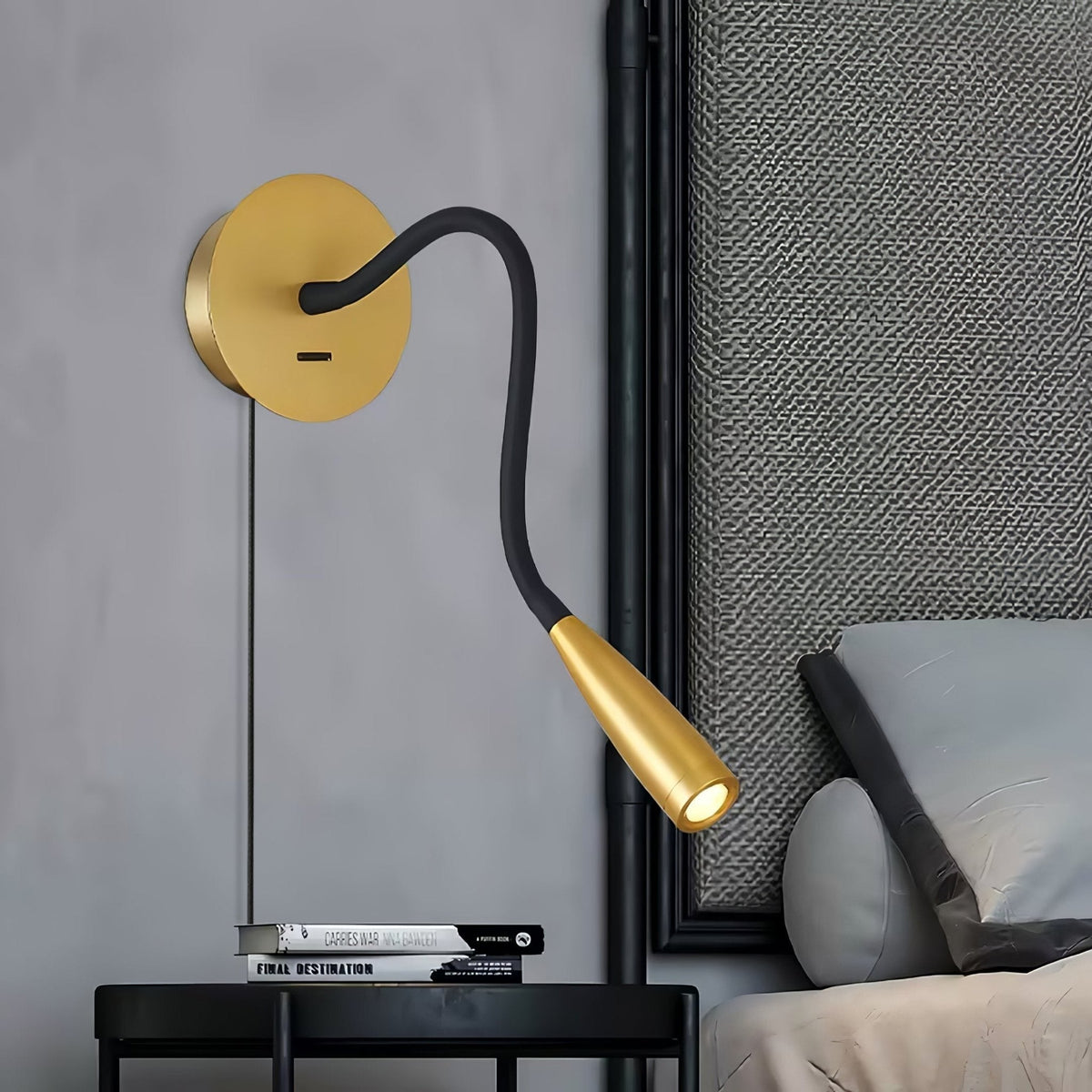 Flexi Hose Plug In Wall Light
