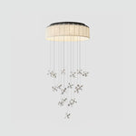 Floating Crystal Flower Ceiling Lamp