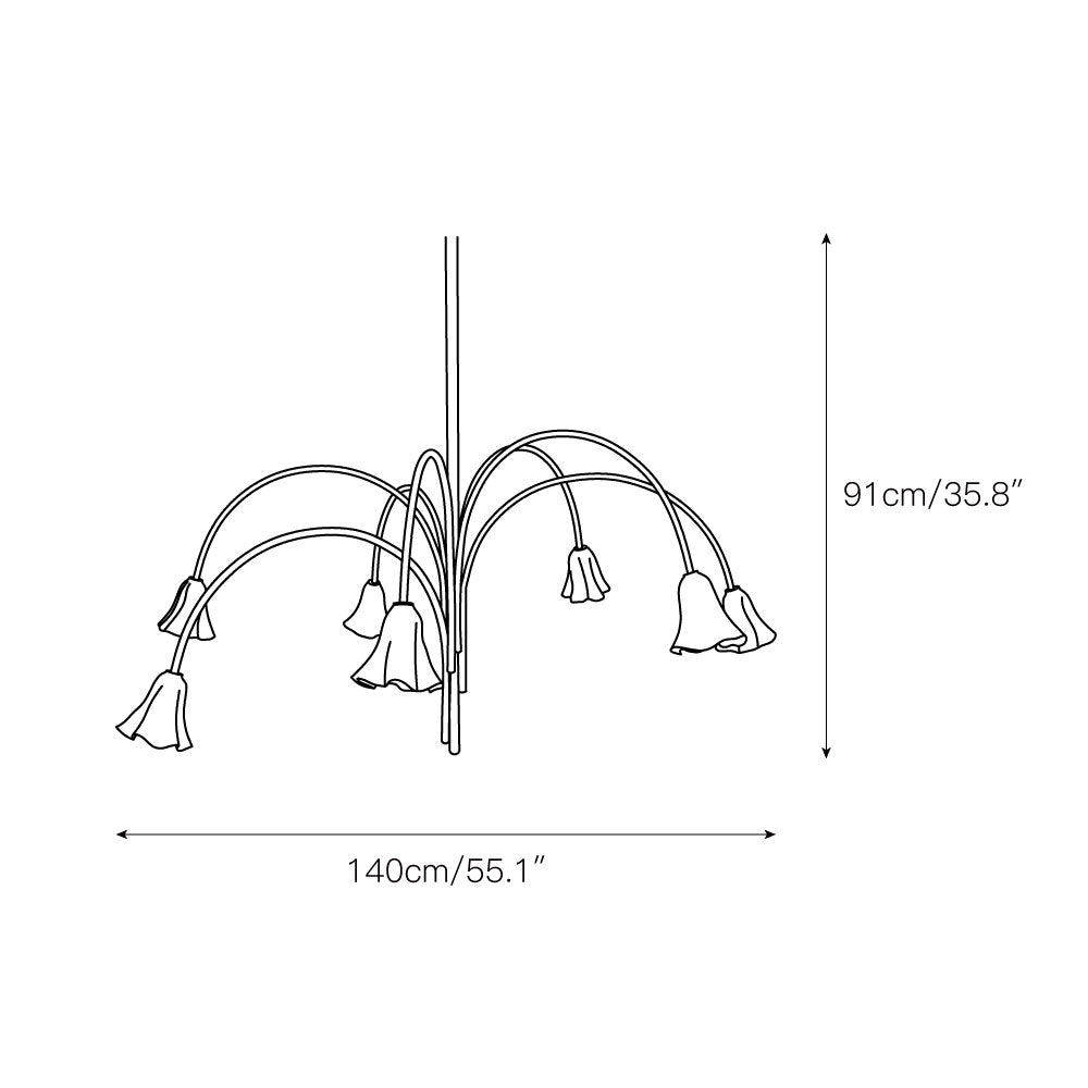flora-glass-chandelier