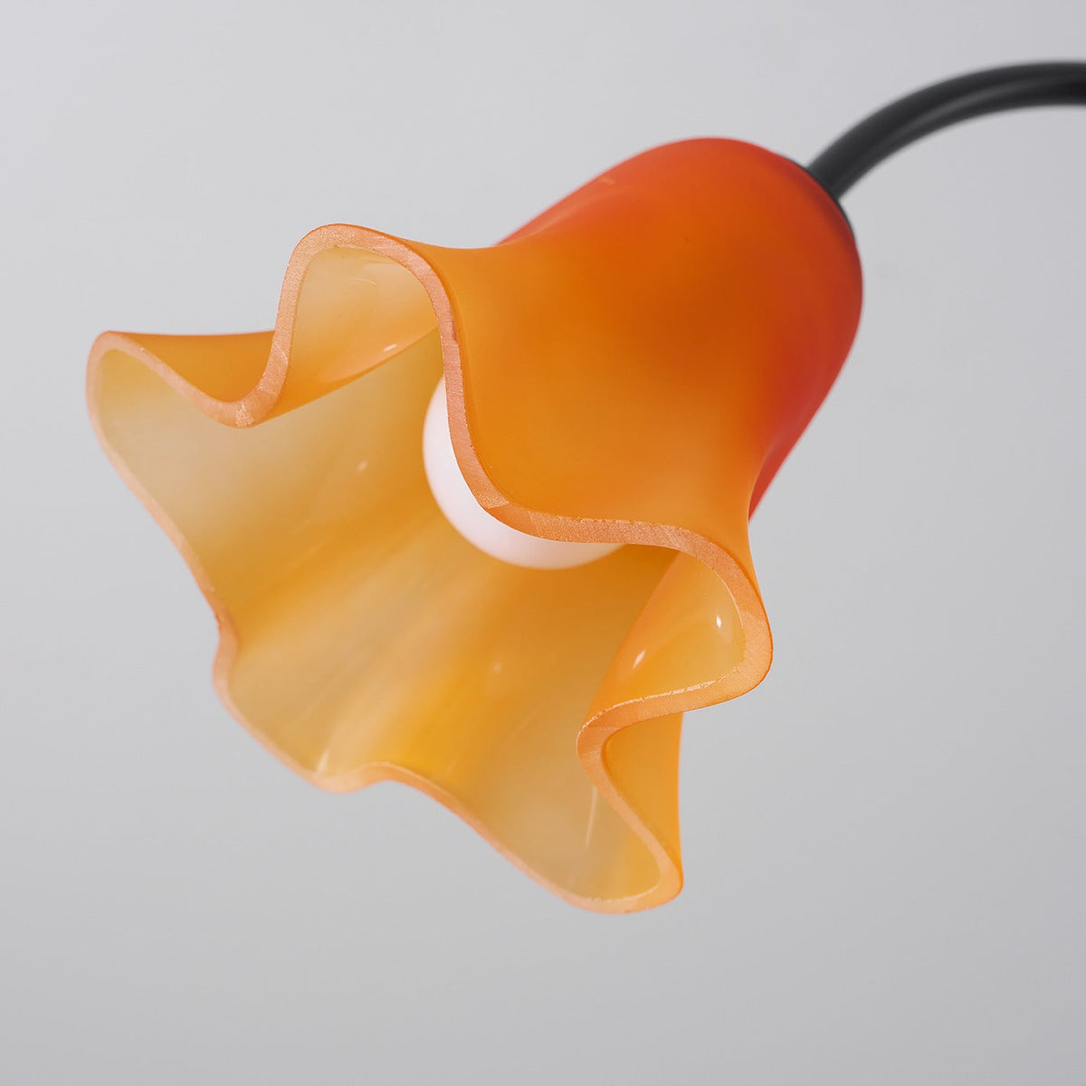 Petalia Blossom Chandelier – Floral Glass Pendant Light for Dining Room and Living Room