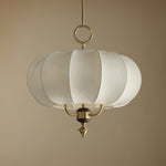 Florabelle Lantern Pendant Light – Modern Designer Ceiling Lamp with Wood Accent