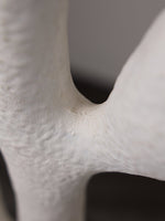 Florae Sculptural Floor Lamp – Hand-Textured Matte White, 79" Tall