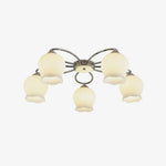Floral Glass Ceiling Lamp