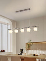 Floral Glass Pendant Light – Modern Designer Chandelier for Dining & Kitchen