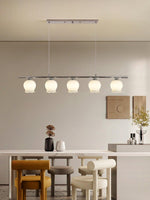 Floral Glass Pendant Light – Modern Designer Chandelier for Dining & Kitchen