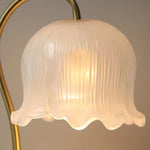 Floral Glass Table Lamp