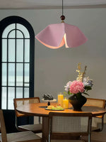 Floral Weave Pendant Light – Designer Woven Fabric Shade for Modern Interiors