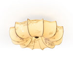 Floralis Ceiling Light – Designer Flush Mount with Fabric Shade