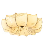 Floralis Ceiling Light – Designer Flush Mount with Fabric Shade