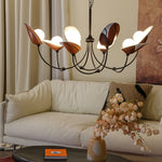 Florea Bloom Chandelier – Modern Glass and Metal Pendant Light for Dining and Living Spaces