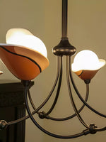 Florea Bloom Chandelier – Modern Glass and Metal Pendant Light for Dining and Living Spaces