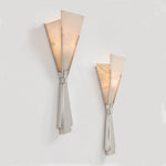 Florent Alabaster Fan Wall Sconce – Sculptural Illumination for Refined Interiors