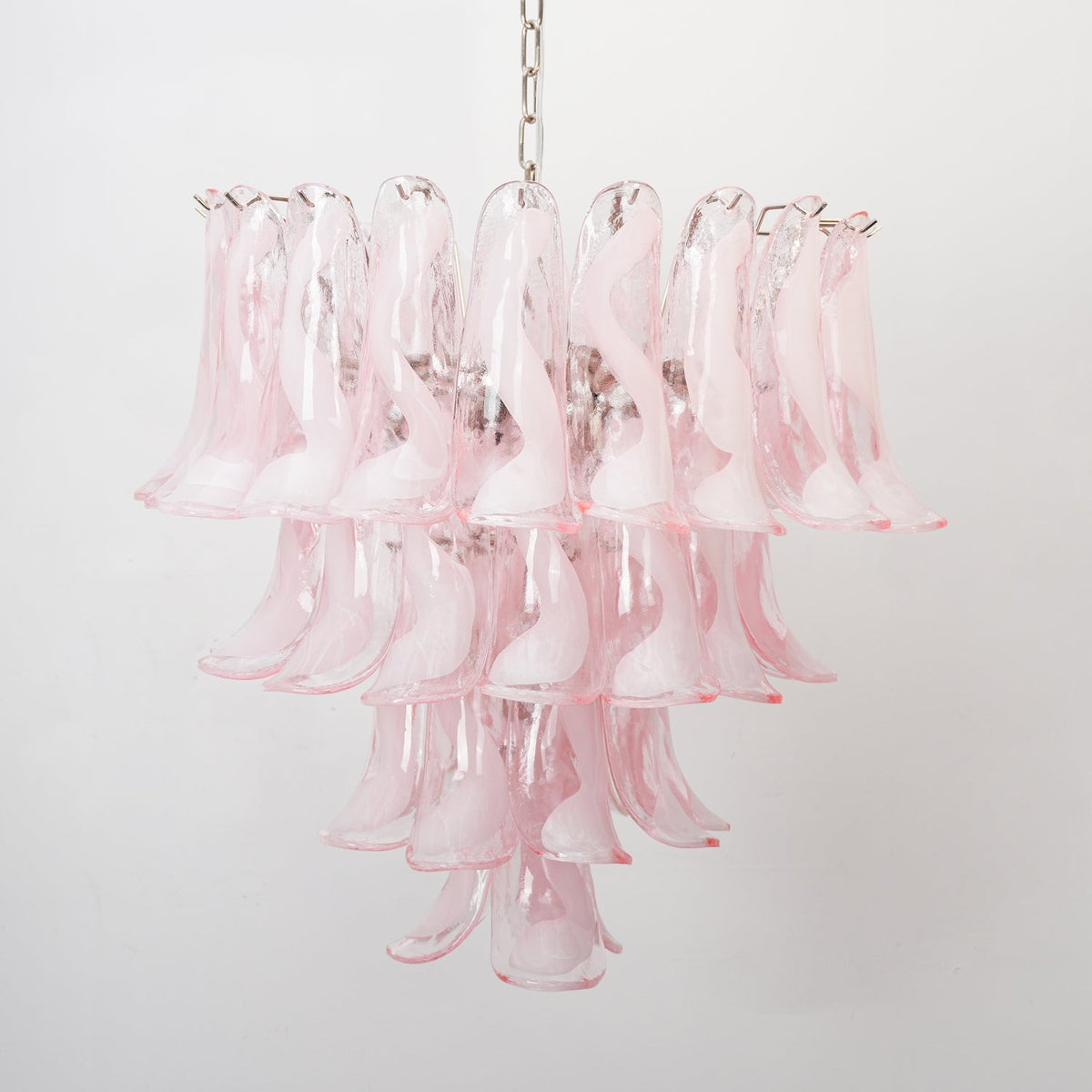 Florentine Lily Glass Chandelier – Handcrafted Murano-Style Pendant Light
