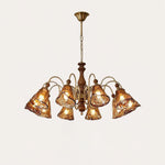 Florenzia Petal Glass Chandelier for Dining Room and Living Room