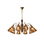 Florenzia Petal Glass Chandelier for Dining Room and Living Room