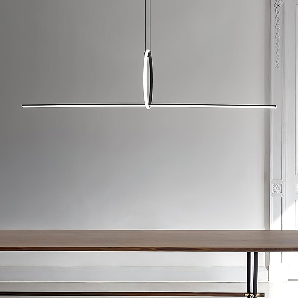 Geometric Linear Pendant Light