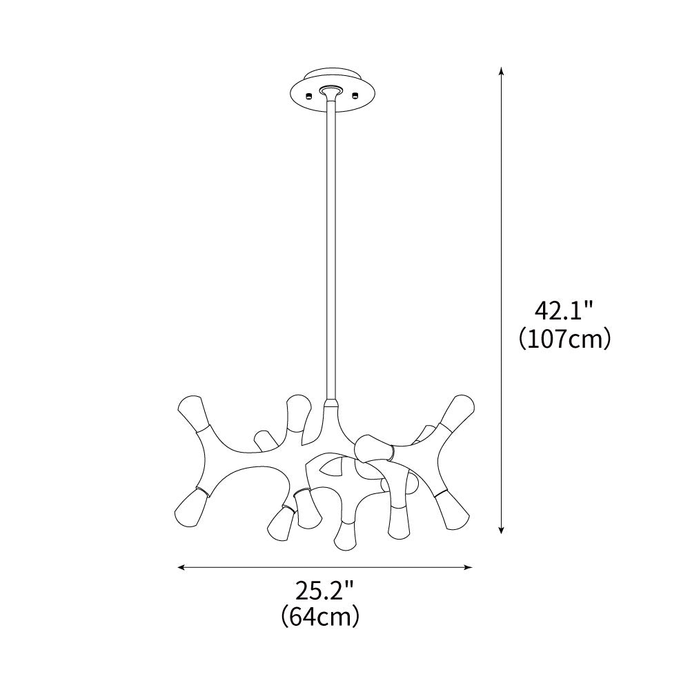 flower-bone-chandelier