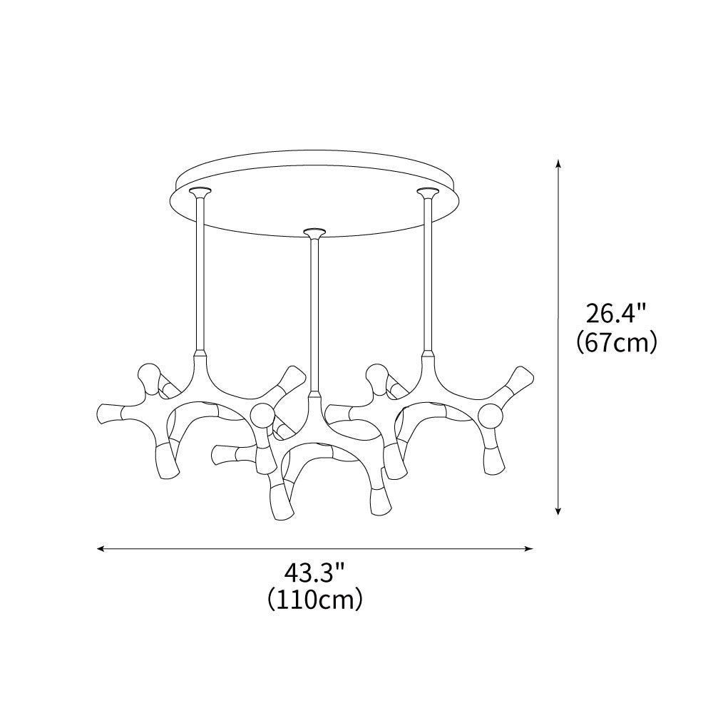 flower-bone-chandelier