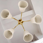 Flower Cup Ceramic Chandelier