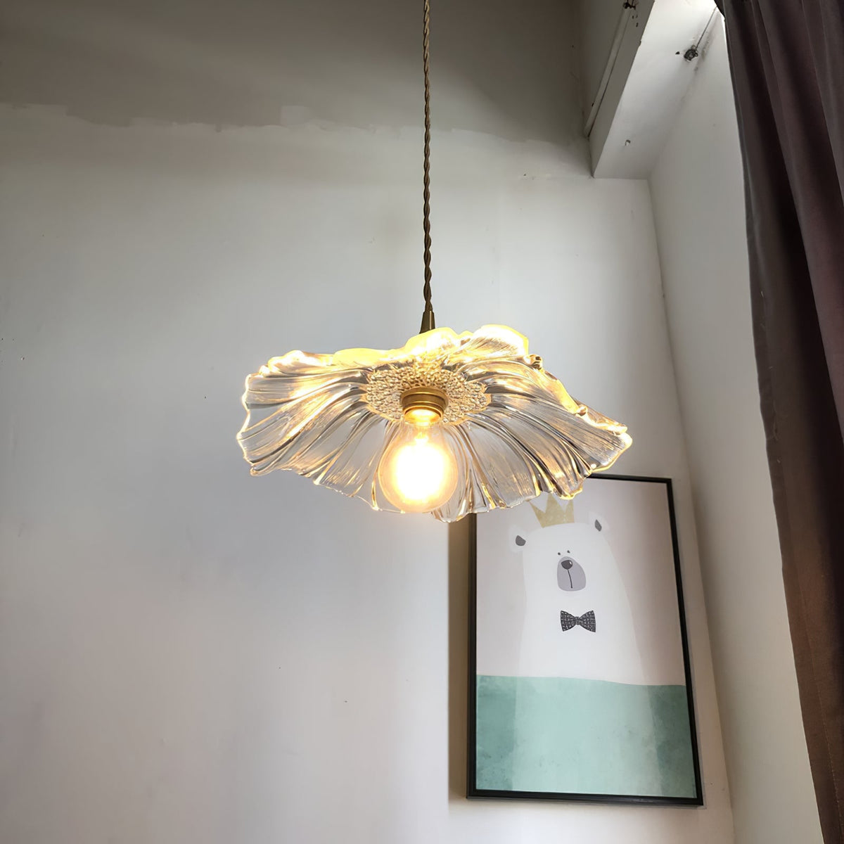 flower-glass-swag-lights