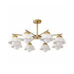 flower-shade-brass-chandelier
