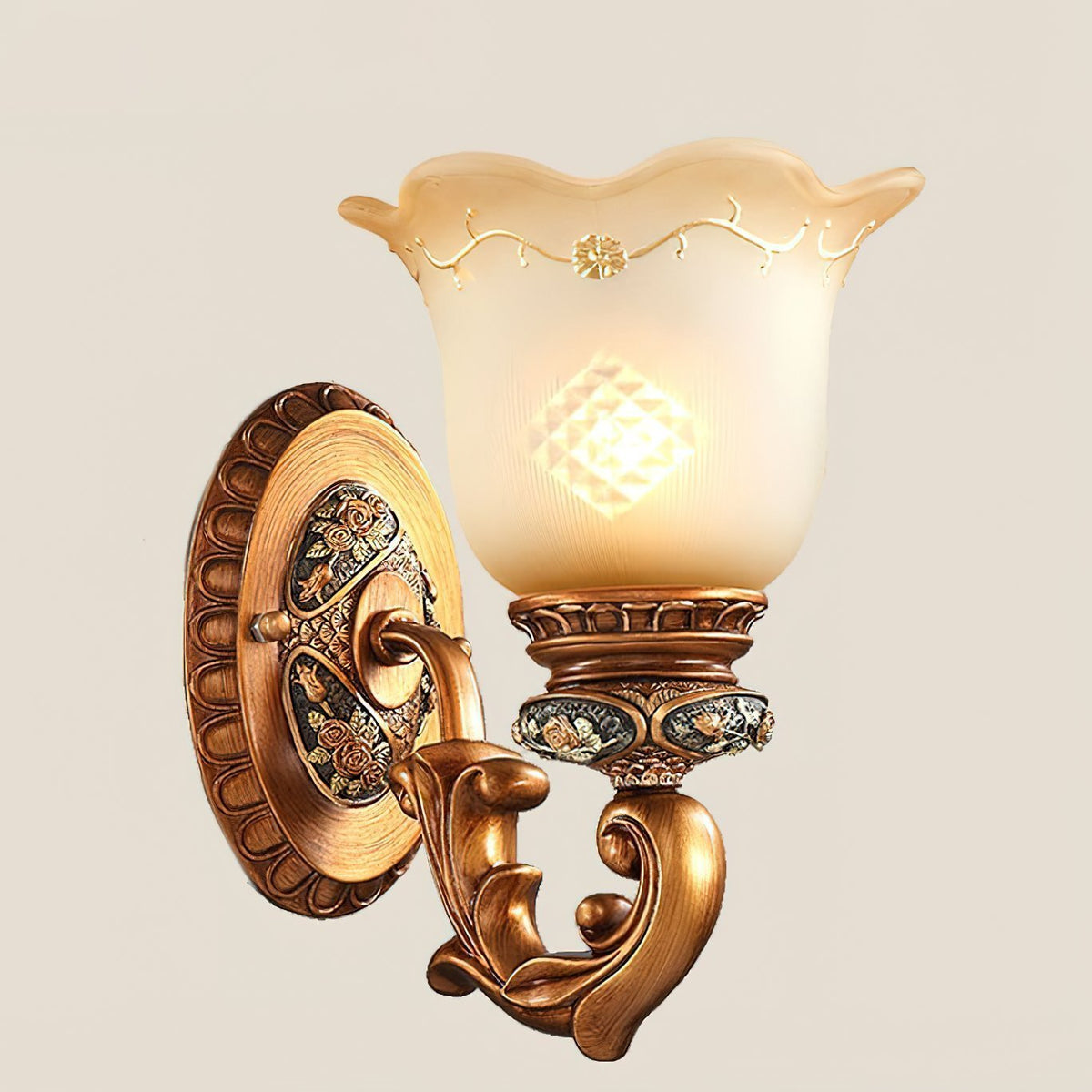 Flower Shaped Wall Light
