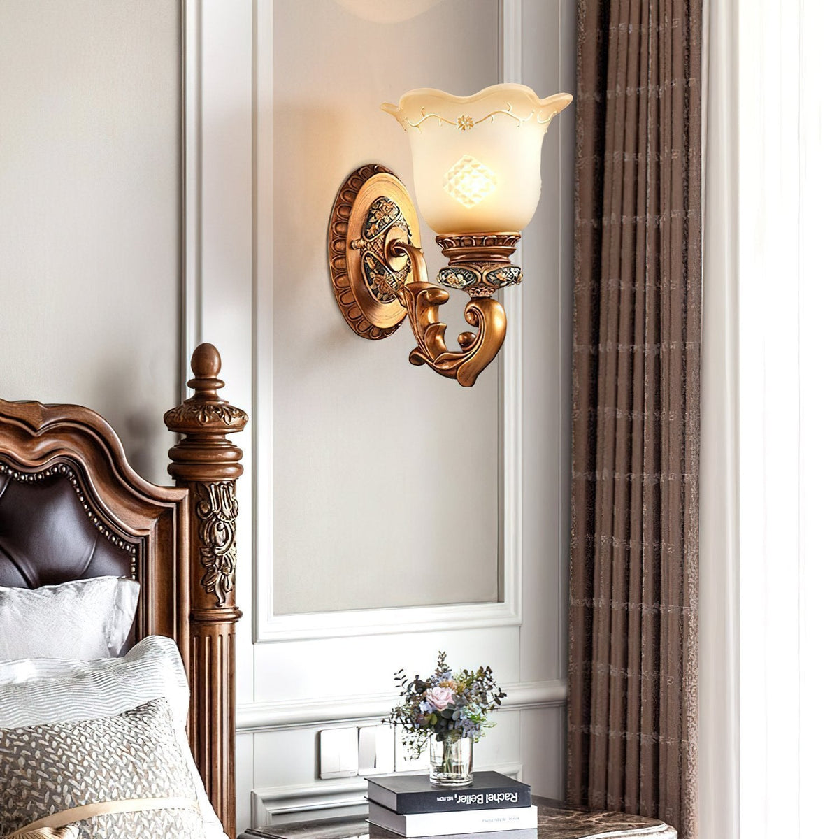 Flower Shaped Wall Light