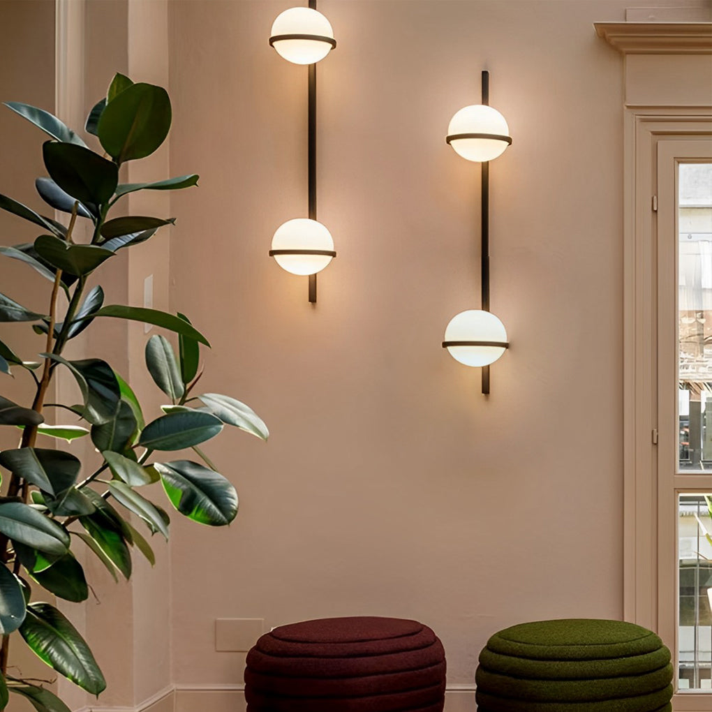 Modern Black Outdoor Wall Light with Flowerpot – LED Waterproof Sconce