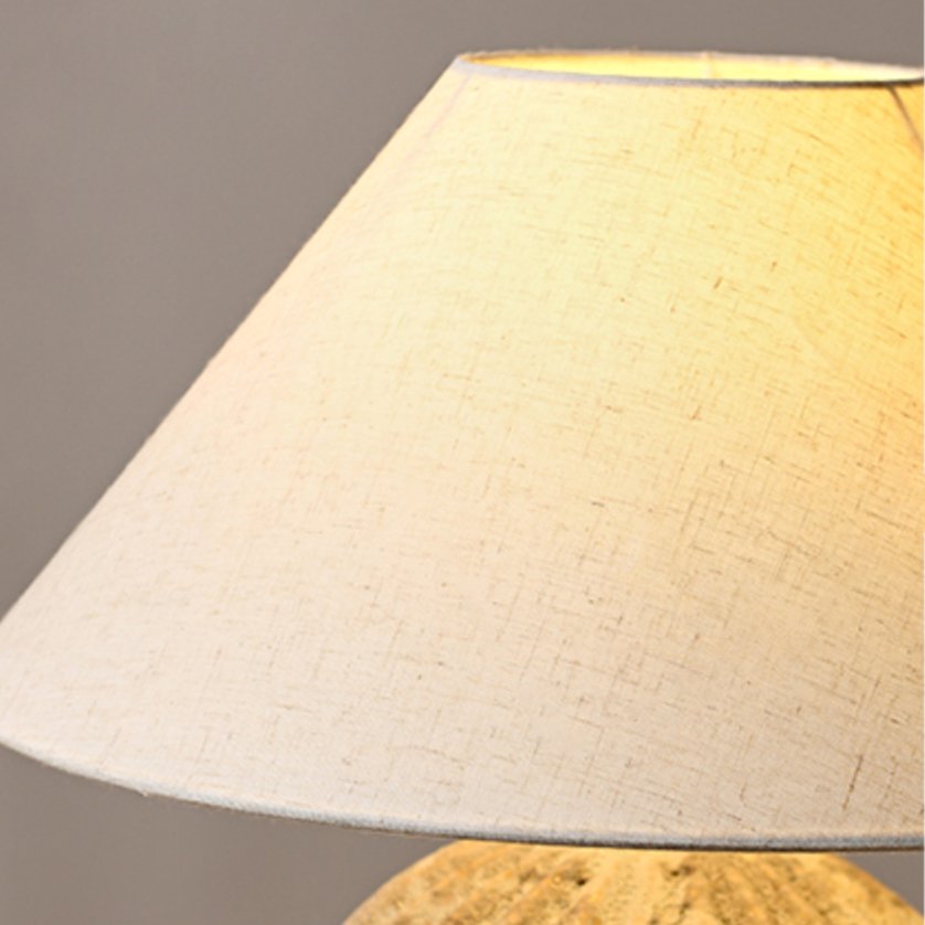 Fluted Ceramic Table Lamp