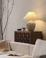 Fluted Ceramic Table Lamp