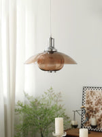 Flying Saucer Chrome Pendant Light