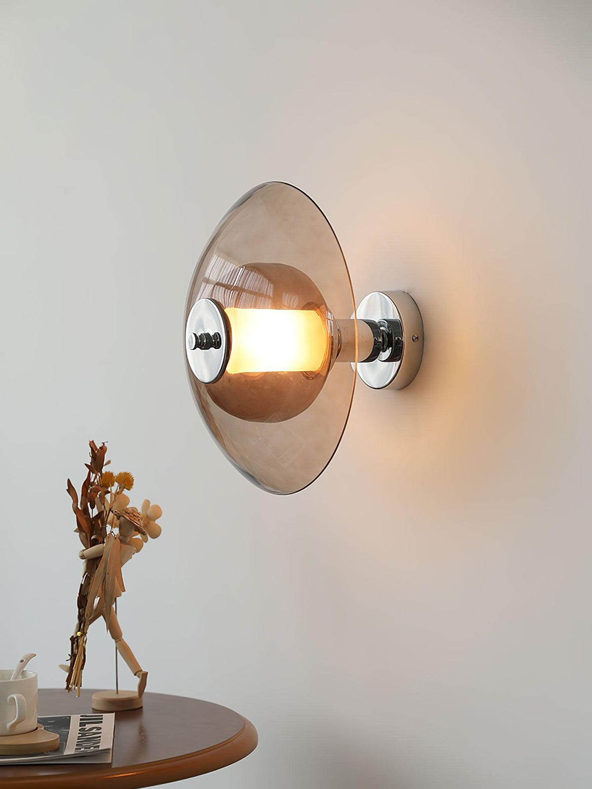 Flying Saucer Plug In Wall Light