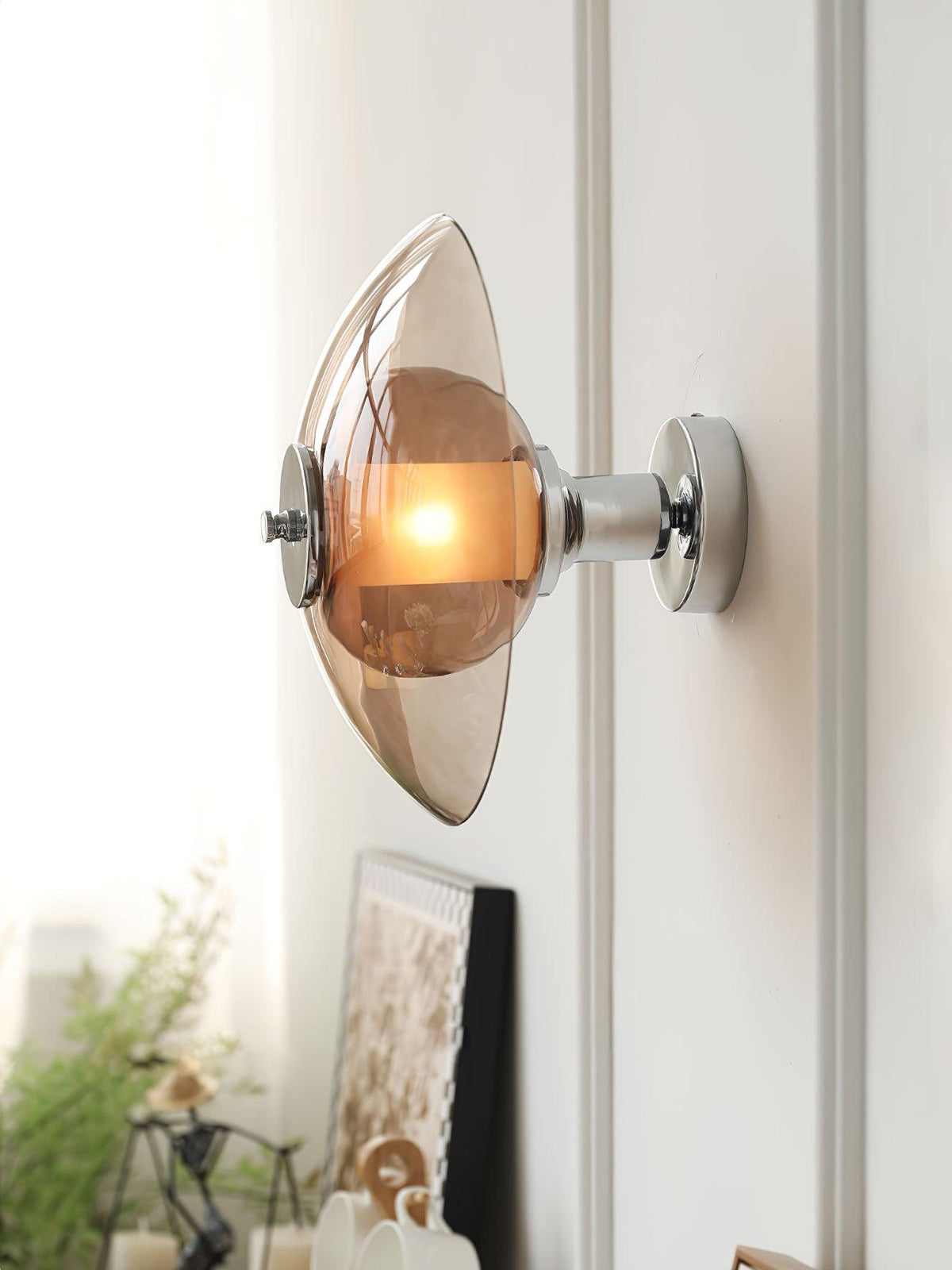 Flying Saucer Plug In Wall Light