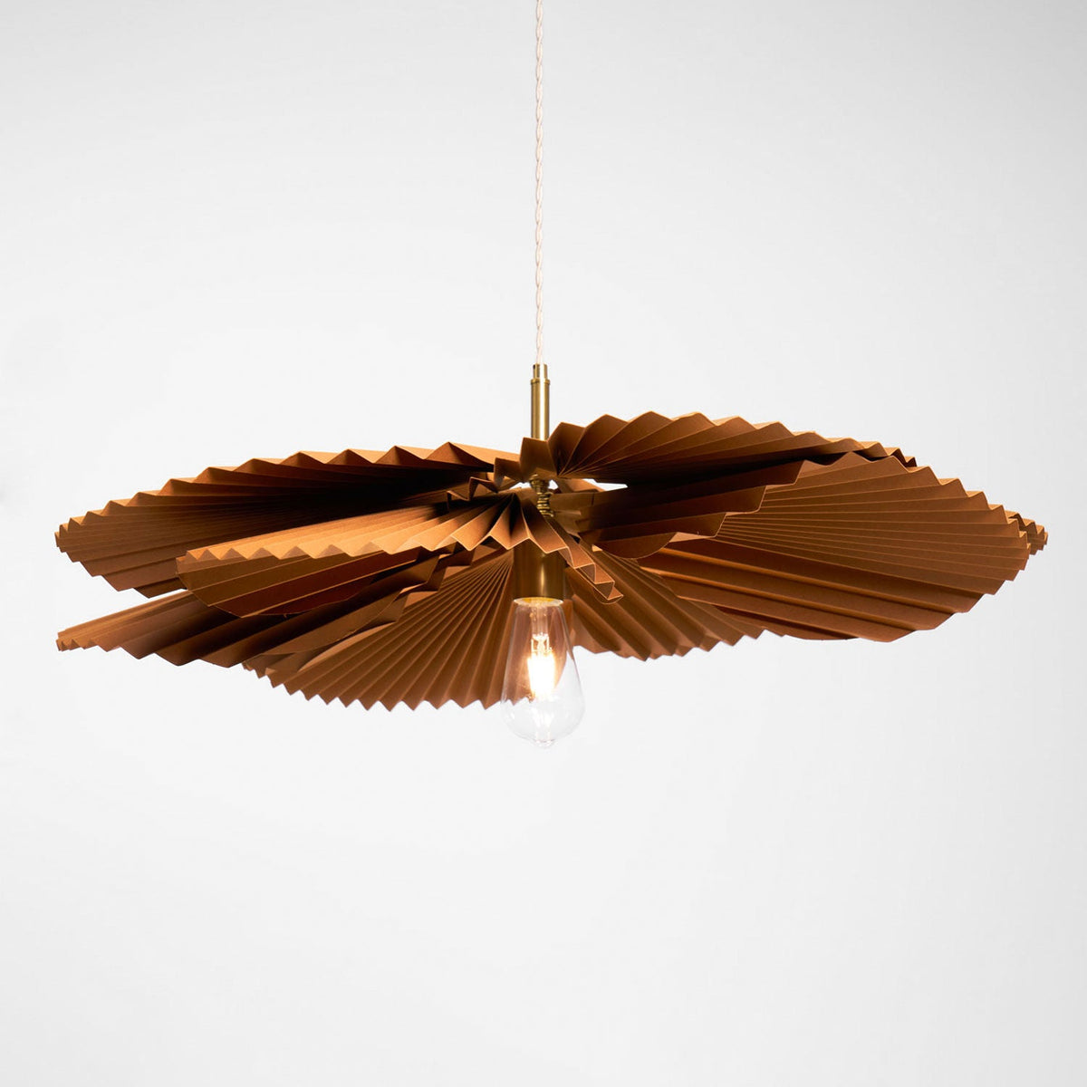 folded-leaf-lotus-chandelier