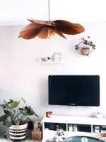 folded-leaf-lotus-chandelier