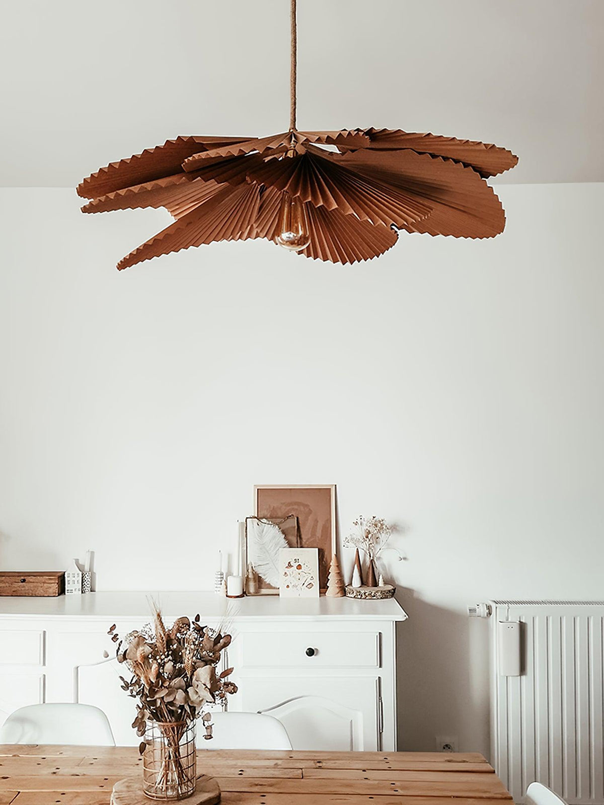 folded-leaf-lotus-chandelier