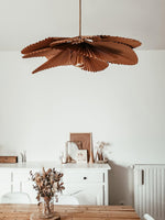 folded-leaf-lotus-chandelier