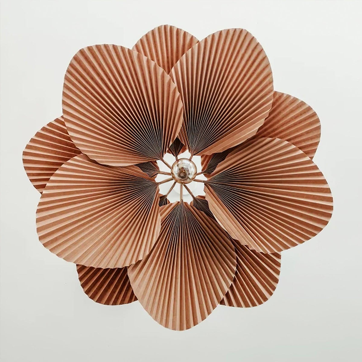 folded-leaf-lotus-chandelier