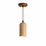 Forma Wood Pendant Lamp – Sculpted Solid Wood, Modern Minimalist Lighting