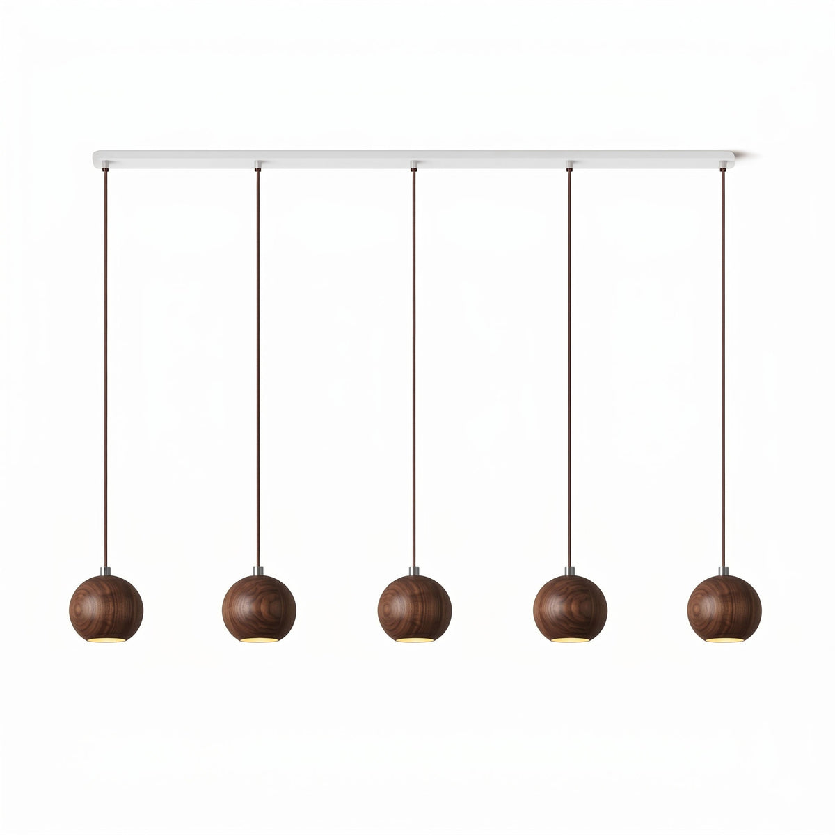 Forma Wood Pendant Lamp – Sculpted Solid Wood, Modern Minimalist Lighting