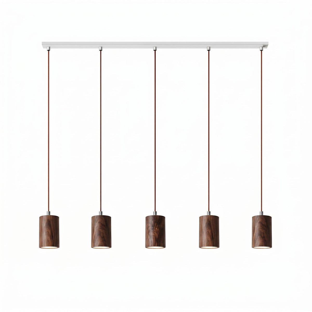Forma Wood Pendant Lamp – Sculpted Solid Wood, Modern Minimalist Lighting