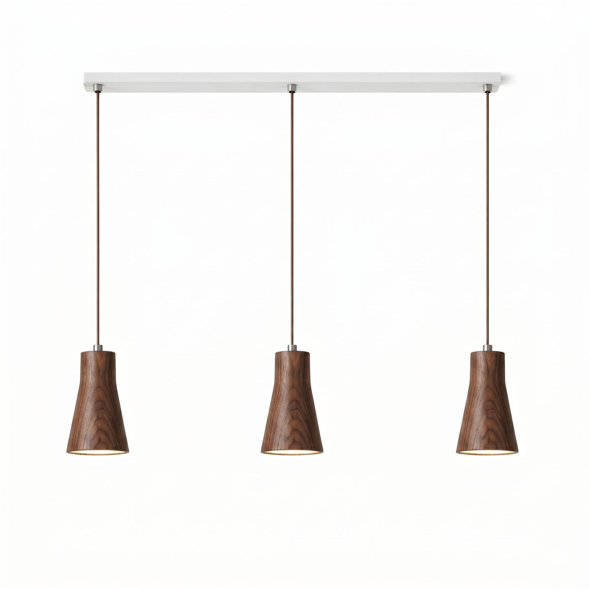 Forma Wood Pendant Lamp – Sculpted Solid Wood, Modern Minimalist Lighting
