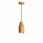 Forma Wood Pendant Lamp – Sculpted Solid Wood, Modern Minimalist Lighting