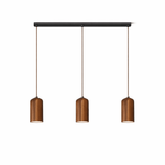Forma Wood Pendant Lamp – Sculpted Solid Wood, Modern Minimalist Lighting