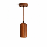 Forma Wood Pendant Lamp – Sculpted Solid Wood, Modern Minimalist Lighting