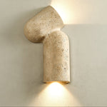Forma Arc Travertine Wall Sconce – Sculptural LED Wall Light